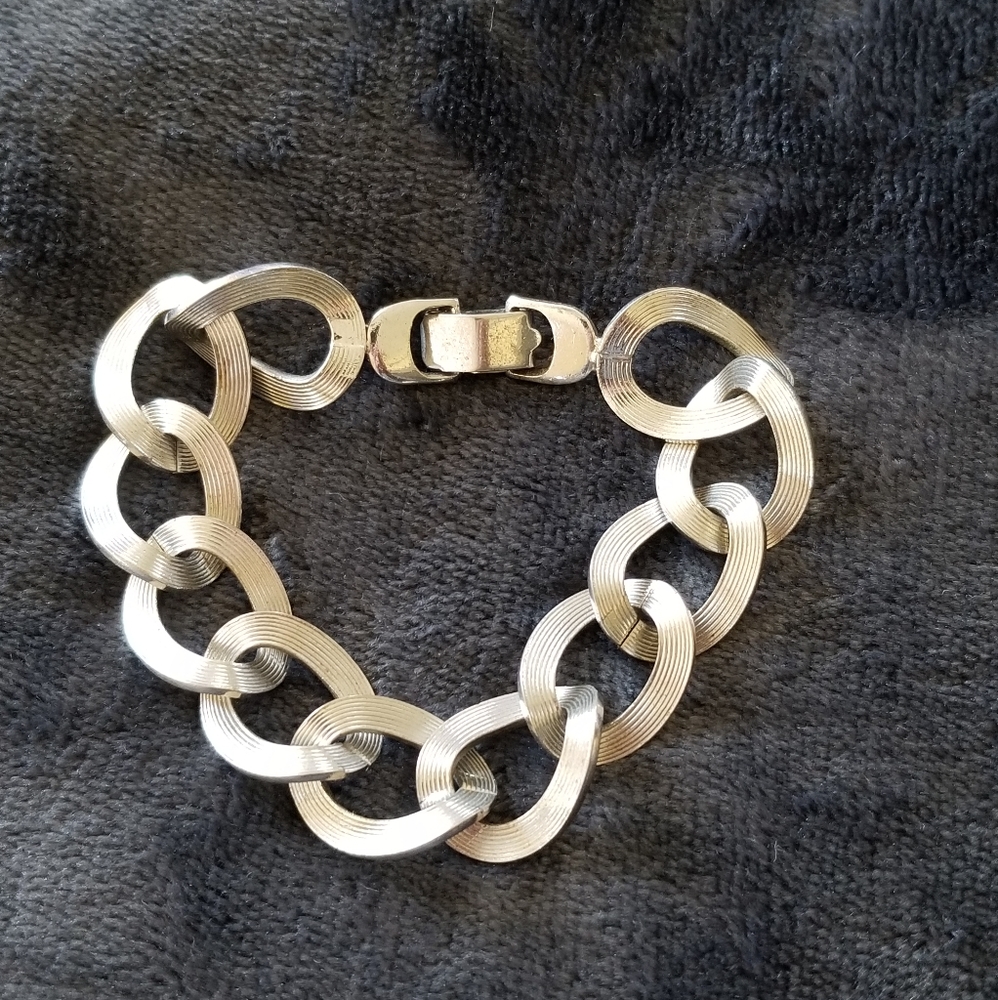 Vintage Tara Chunky Silver Link Bracelet